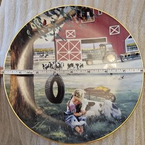 ZolanCuddly Companion Porcelain Collector Plate Danbury Mint